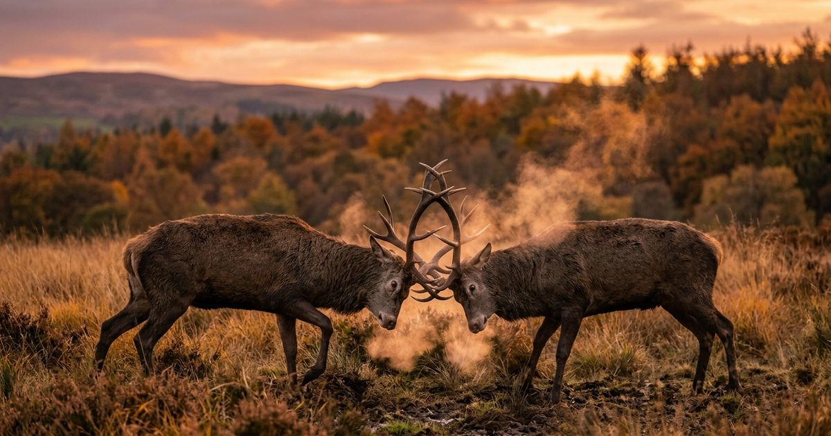Face à un cerf qui brame : que faire de trop près ?